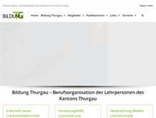 Tablet Screenshot of bildungthurgau.ch